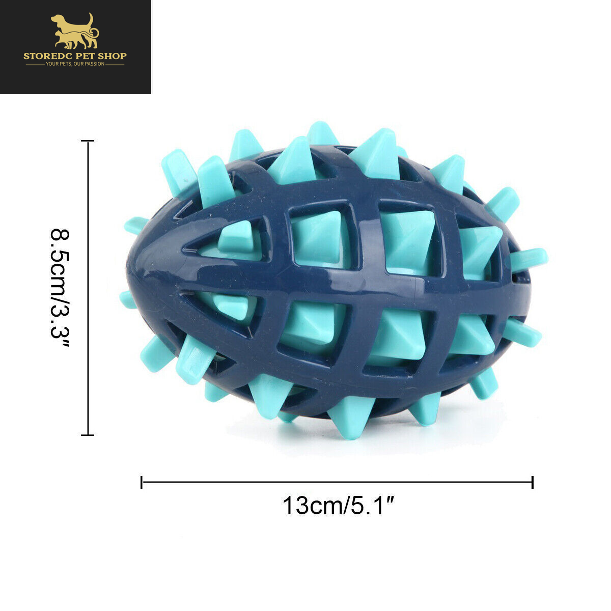 Indestructible Dog Toys for Aggressive Chewers - Squeaky Dog Ball Chew Toy Gifts